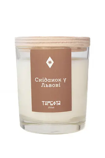 Сніданок у Львові 250 мл, 30 год Стандартні (250мл) Соєвий віск 30 годин - фото 1