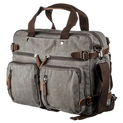 Кожаная сумка для ноутбука John McDee 43х35х12 см sum0025440 - фото 1