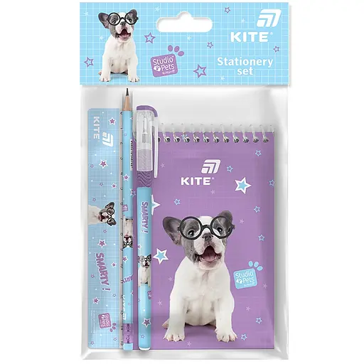 Набір канцтоварів Kite Studio Pets 4 предмети (SP26-S03) - фото 1