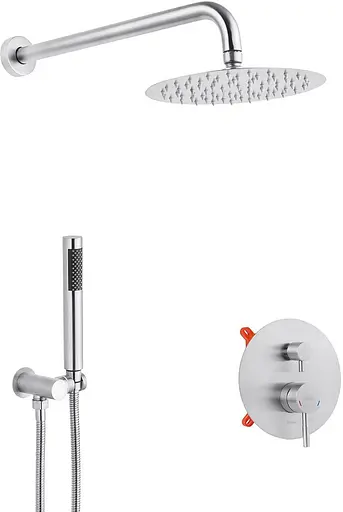 Душевая система Kroner KRP Edelstahl Klassisch - ESG082 (CV029973) - фото 1