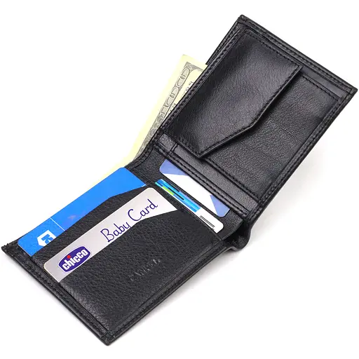 Мужской кожаный кошелек Canpellini 11.5х9.5х2 см acs0025678 - фото 4