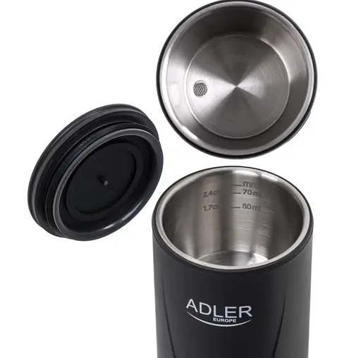 Портативная кофеварка Adler AD 4400 аккумулятор 7500 мАч давление 20 бар питание от USB для молотого кофе и капсул Nespresso - фото 6