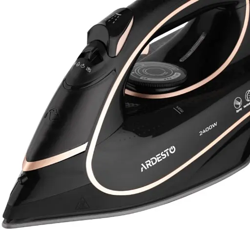 Гладильный паровой утюг ARDESTO IR-B2235 с керамическим покрытием подошвы 450мл 2400Вт Черный/Белый - фото 8