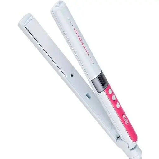 Випрямляч DSP-10022 з керамічним покриттям 45 Вт Білий з Рожевим - фото 1