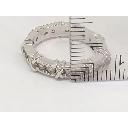 Серебряное кольцо Qvaliz с фианитами. Артикул 901-01013 16 17 - фото 5