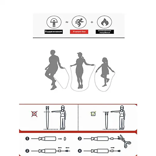 Скакалка с подшипником "Basic" TI-R-5102G зеленый 3 м - фото 3