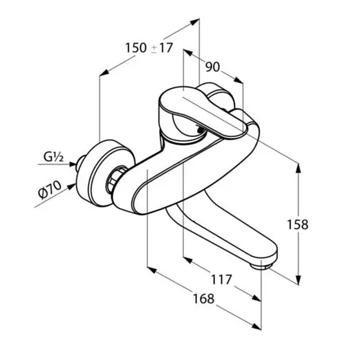 Смеситель для кухни Kludi Objekta DN 15 328810575 - фото 3