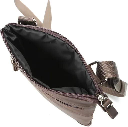 Сумка кожаная мужская SHVIGEL 19,5х22х1 см sum0012922 - фото 4