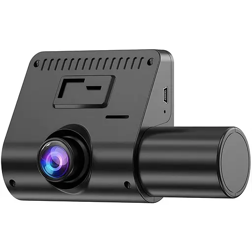Автомобільний відеореєстратор Podofo 3 камери W8109 Black (18695) - фото 3