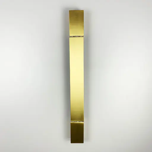 Сучасні лінійні бра в латунному кольорі Line F довжина 49 см Арт. WB1/490 AB - фото 2