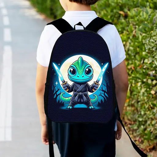 Рюкзак детский Рюкзак детский Дракончик Ниндзя 34х27 см, ранец городской для мальчика (00543)