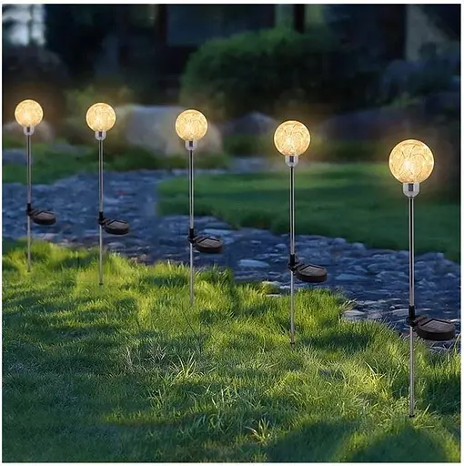 Ліхтарі Sun Lamp на сонячних батареях садові 20LED 2 шт - фото 3