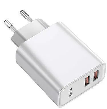 Зарядне швидке Baseus Speed Quick Charger 2USB 30W QC PD CCFS-E02 - фото 3