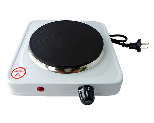 Настольная Электрическая плита Domotec DT 1011 1 конфорка Белый - фото 1