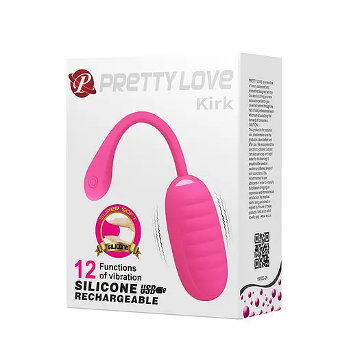Віброяйце Pretty Love Kirk 19.7 см рожевий - фото 7
