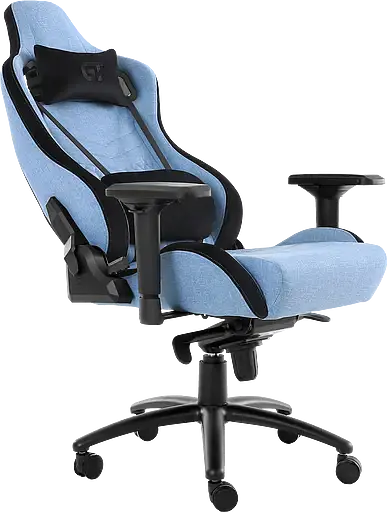 Геймерское кресло GT Racer светло-синее (X-0712 Shadow Light Blue) - фото 5