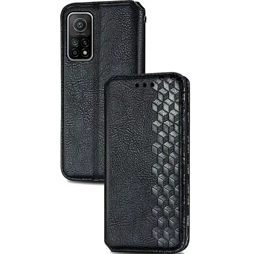 Шкіряний чохол-книжка GETMAN Cubic (PU) для Xiaomi Mi 10T / Mi 10T Pro Чорний - фото 2