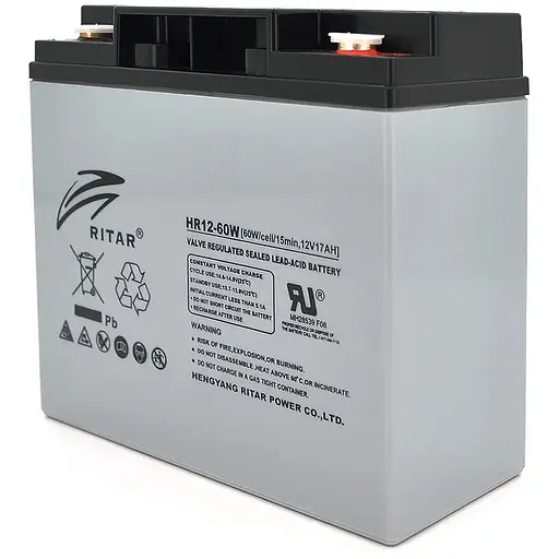 Акумуляторна батарея AGM RITAR RT12170H, Gray Case, 12V 17.0Ah ( 181 х 77 х 167 ) Q4
