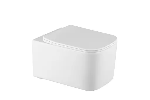 Унитаз подвесной Volle Carol Rimless сиденье duroplast, white 1323.001000, Белый - фото 1