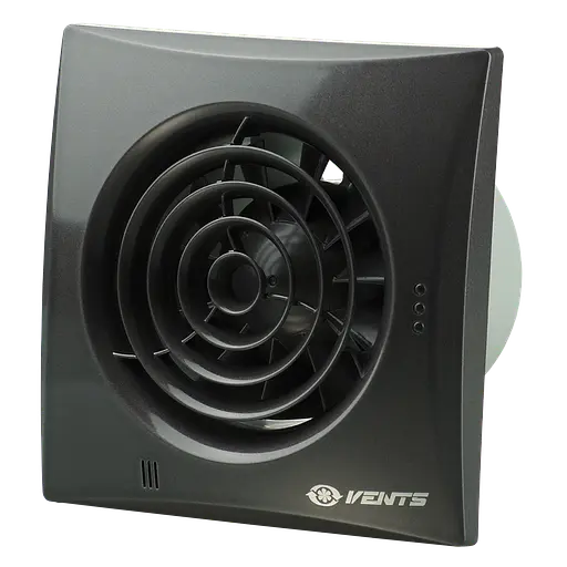 Вентилятор вытяжной бытовой Vents 125 Квайт Черный сапфир - фото 1