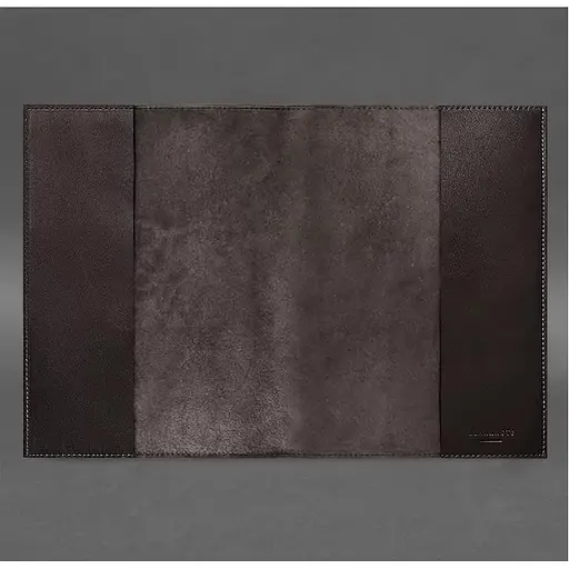 Кожаная обложка BlankNote Standart с картой Украины для нотариального реестра темно-коричневый - фото 3