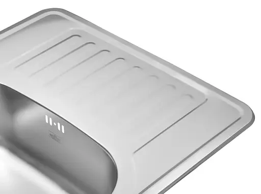 Кухонная мойка Kroner KRP Satin - 6350 (0,8 мм) (CV022779) - фото 4