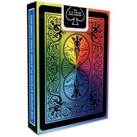 Карти гральні United States Playing Card Company Bicycle Rainbow (black) (02346)