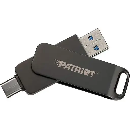 Флешка подвійна - 2 виходи Patriot Rage R550 32 GB USB-A + USB-C 3.2 (PE32GR550DSAD) - фото 1
