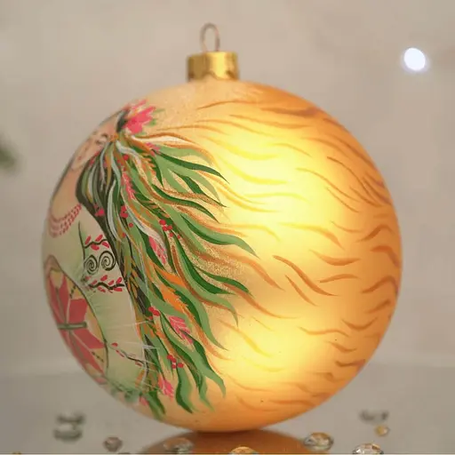 Ялинкова прикраса Санта Шоп Символ життя скло (4820001154450) - фото 3