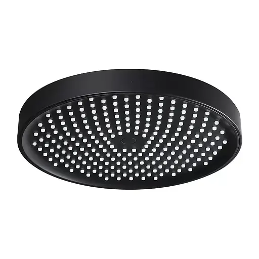 Верхний душ, круглый, Ø250 мм черный Frap F016-25, Черный матовый - фото 1