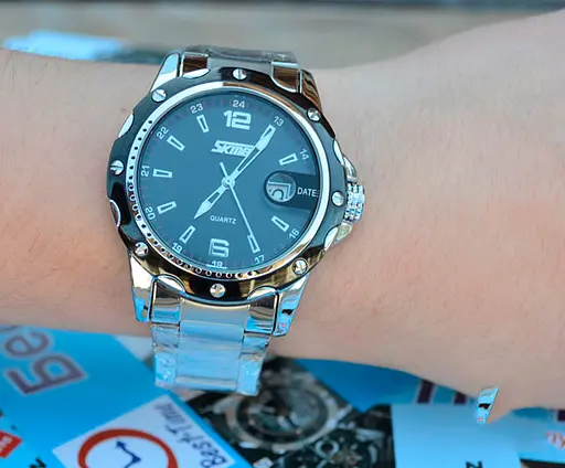Наручний годинник Skmei Robby Steel 0992S Сріблястий (725) - фото 5