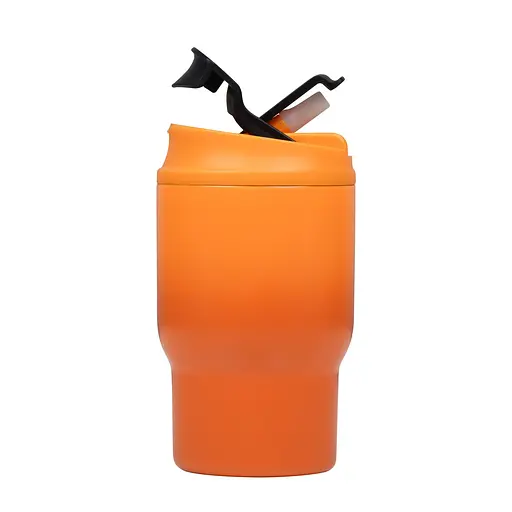 Смачна термочашка для кави 63mugs Drive 360 мл помаранчева з перчинкою (1063) - фото 1