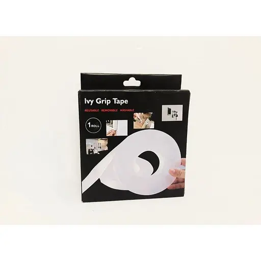 Багаторазова кріпильна стрічка Ivy Grip Tape 5 метрів двосторонній скотч - фото 1