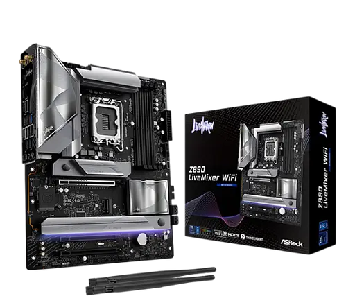 Материнська плата ASRock Z890 Livemixer Wi-Fi LGA 1851 (Z890 LIVEMIXER WIFI)