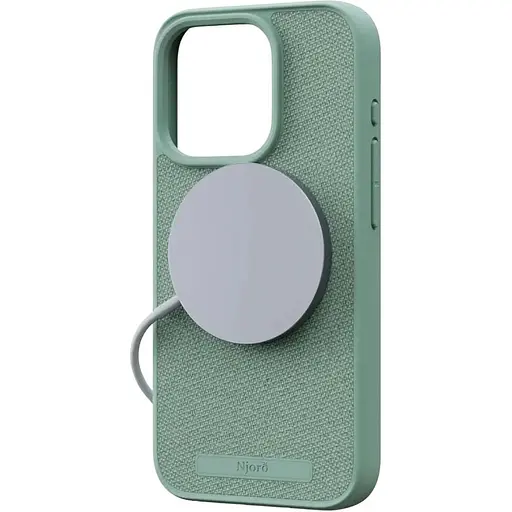 Чохол-накладка Njord Fabric MagSafe Case Turquoise для iPhone 15 Pro - фото 4