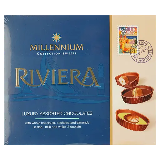 Набор: Полуигристое вино Moinet Prosecco Frizzante DOC белое полусухое 0.75 л + Конфеты Millennium Riviera 125 г  - фото 3