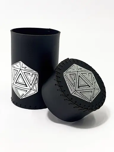 Настільна гра Планета Ігор Чаша для кубиків D20 (чорна) (Dice cup D20 black) (pi-dc004) - фото 2