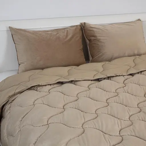 Ковдра ТЕП Velour 150x210 см золотий беж (1-04870_34480) - фото 1