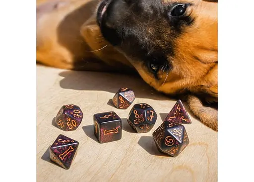 Набір кубиків DOGS Dice Set: Luna , 7 шт. (SDOG01) - фото 4