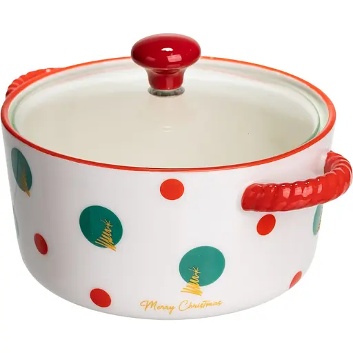 Миска для супа и лапши фарфоровая Christmas Tree 800 мл  FM-CS-9D