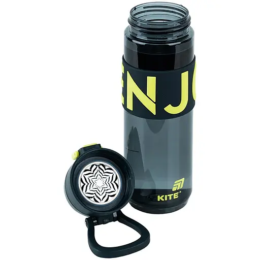 Пляшечка для води Kite Enjoy 680 мл чорно-жовта (K25-1233-1) - фото 3