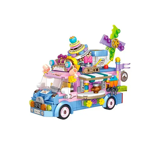 Конструктор Магазин на колесах, 633076-7, от 528 деталей, (В ассортименте)