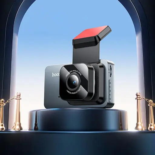 Автомобильный видеорегистратор Hoco DV9 Metal Gray [136877] - фото 9