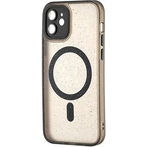 Чохол-накладка DK для Apple iPhone 12 MagSafe Composite Matte Splash (black) - фото 5