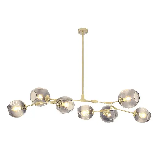 Люстра современная для гостиной 19662-7 на 7 плафонов - фото 2