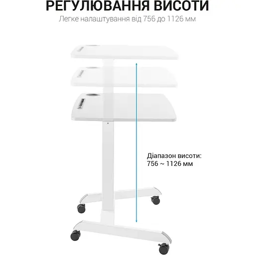 Геймерский стол OfficePro ODM380 White (ODM380W) - фото 7