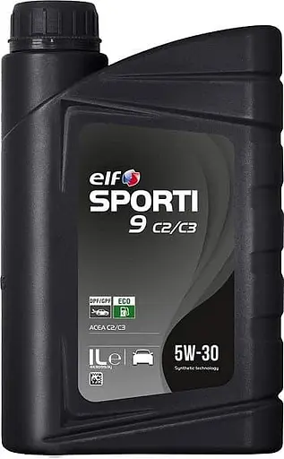 Моторное масло Elf Sporti 9 C2/C3 5W-30 1 л (10-1 SP9 C2/3)