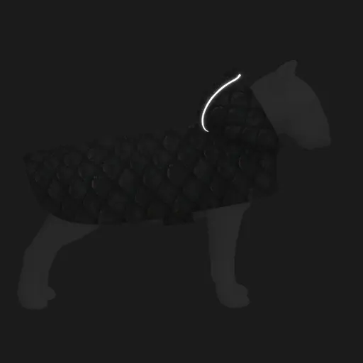 Дождевик-накидка с капюшоном для собак Waudog Clothes рисунок Чешуя XXS А 23-26 см B 30-36 см С 15-20 см - фото 4