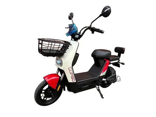 Електроскутер Двомісний Corso Swift SW (500W/60V/20Ah) Бежево-Червоний - фото 4