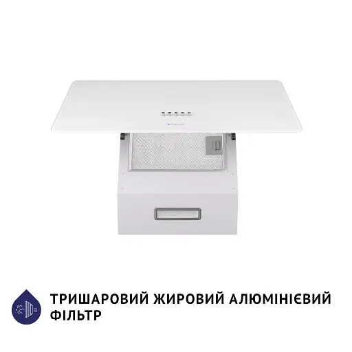 Вытяжка декоративная наклонная Minola HDN 6224 WH 700 LED - фото 6